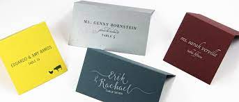Make your own card with ease! Place Cards Wedding Reception Seating Arrangement