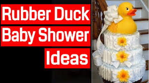 Cute to hang in a nursery after the baby shower too! Rubber Duck Baby Shower Ideas Youtube