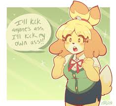 isabelle (animal crossing) drawn by kaibuzetta | Danbooru