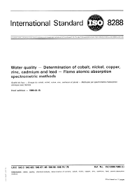Aussi, le filtre de la lumière bleue vous permettra de protéger vos yeux et vous aider à dormir facilement. Iso 8288 1986 Water Quality Determination Of Cobalt Nickel Copper Zinc Cadmium And Lead