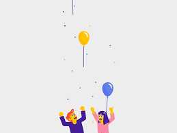 Celebration By Mario Jacome On Dribbble Celebration Gif Motion Design Animation Animation Design