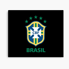 Vector logotype of brazilian soccer association, the governing body of football in brazil. Football Club Logo Canvas Prints Redbubble