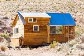 Thow Parked In The Vast Nevada Desert Tiny House Towns Tiny Houses For Rent Tiny House