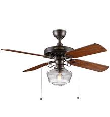 Heron Ceiling Fan With Clear Ogee Shade With Images Ceiling Fan With Light Ceiling Fan Fan Light