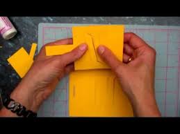 To make it easier for opening, draw a pull tab arrow in the middle showing the downward direction for opening the card. How To Make A Push N Pull Card Cardmaking Tutorial Youtube Slider Cards Card Making Tutorials Magic Slider Cards