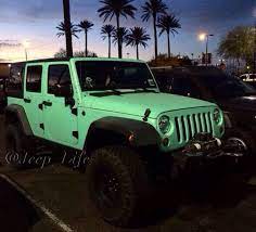The awesome bright teal paint color was introduced to the wrangler lineup for 2019. Pin On Jeep