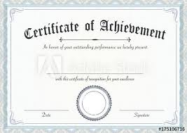 Classic And Retro Certificate Of Achievement Paper Template Certification Cer Certificate Of Achievement Template Paper Template Certificate Of Achievement