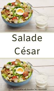 Salade Cesar En 2020 Salade Cesar Recette Salade Verte Recettes De Cuisine