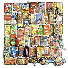 Gambar makanan udang masak kecap. Jual Sticker Makanan Ringan Dan Minuman Isi 50 Pcs Di Lapak Starcom77 Bukalapak