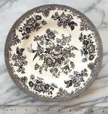 Black And White Floral Dinnerware New Black Transferware Royal Stafford Salad Dessert Plate Dish Bird Floral Transferware Royal Stafford Plates