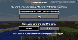 Do you want to be free to do what you like? Minecraft Classic Play Minecraft Classic Online