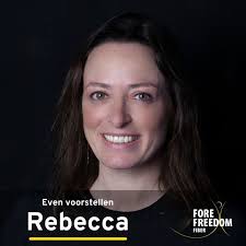 Fore Freedom op LinkedIn: 𝐖𝐢𝐞 𝐢𝐬 𝐑𝐞𝐛𝐞𝐜𝐜𝐚? Ik ben moeder van  twee kinderen, hou erg van…