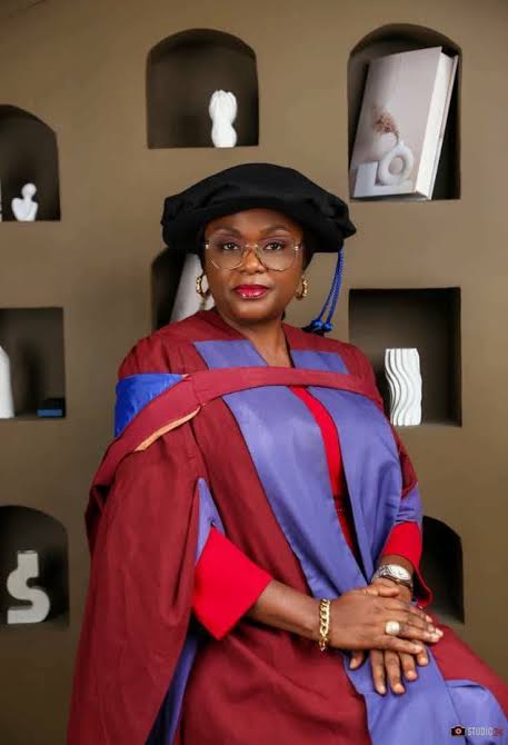Oluremi Adenike Abiolu , Professor of Information and Women Studies /Indigenous Knowledge ,delivering FUTA's 208th Inaugural Lecture with the title,"Information Past,Information Present and Informatio