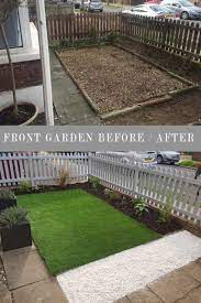 A Modern Front Garden Makeover With Carpetright Artificial Grass Sorry About The Mess Garden Makeover Front Garden Artificial Grass Garden
