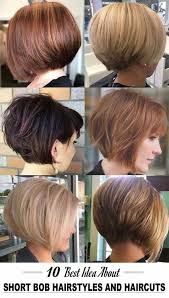 10 Idea About Short Bob Hairstyles And Haircuts Marvelous Hairstyle Ideas Layeredbobhairstyles In 2020 Stacked Bob Hairstyles Bob Hairstyles Layered Bob Hairstyles
