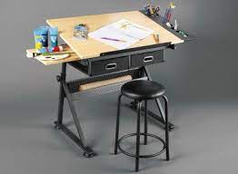 Unique wooden tables by michael beitz. Just Add Cheer Michaels Store Creative Design Drawing Table Art Desk