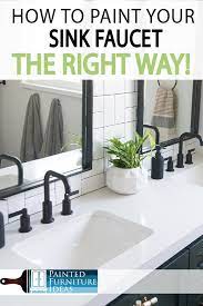 It has started to peel in a couple of places. Painted Furniture Ideas How To Spray Paint Your Faucet Correctly Painted Furniture Ideas