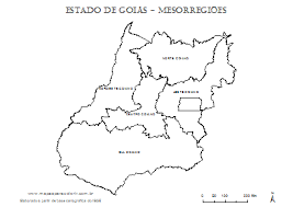 Informações atualizadas para o estado de goiás Mapa De Goias Mapas Para Colorir