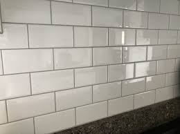 Glass brings a sleek look to the traditional subway tile design. Platinum Grout White Subway Tile Millennial Boss Platinum Grout White Subway Tile White Subway Tile Bathroom