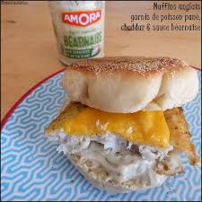Muffins Anglais Poisson Pane Cheddar Suce Bearnaise Muffins Anglais Poisson Pane Panais