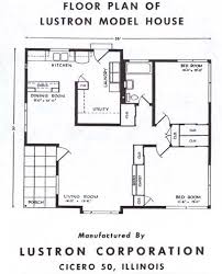 The Original Lustron Prototype The Esquire Only One Built A Magnificent Folly The Lustron What Do Standar Floor Plans Modular Home Floor Plans How To Plan