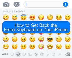 how to get back the emoji keyboard on your iphone appletoolbox