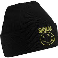 Nirvana Beanie Grunge Beanie Kurt Cobain 90s Beanie Grunge Accessories Outfits With Hats