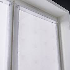 Paire De Vitrages Tamisant Kita Blanc L 45 X H 120 Cm Castorama Idees Pour La Maison Et Isolation Phonique