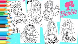 Barbie, her sisters, friends and neighbour ken share vlogs filmed in her dreamhouse. Barbie Life In The Dreamhouse Coloring Pages Shop Clothing Shoes Online