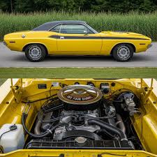 Image result for Bright Yellow 1971 Challenger