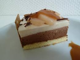 Entremets Saveurs Du Nord Mousse Poire Chocolat Et Nappage Caramel Recette Mousse Poire Nappage Caramel Poire Au Chocolat