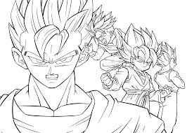 Our coloring book includes 16 different images of characters, vehicles and etc. Dragon Ball Z Coloring Pages Online Coloring And Drawing
