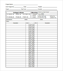 Get and sign breaker box labels template form. Electrical Panel Schedule Template Excel Printable Schedule Template