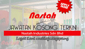 38,905 sukaan · 71 berbicara tentang ini. Jawatan Kosong Di Nastah Industries Sdn Bhd 31 Mac 2017 Jawatan Kosong 2021 Kerja Kosong Terkini Job Vacancy