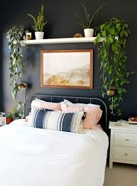 Be Bold With A Black Accent Wall In 2020 Simple Bedroom Simple Bedroom Decor Small Master Bedroom