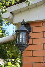 House Garden Light With Waterproof Cover Exterior House Lighting Stock Photo Picture And Royalty Free Image Image 75045476