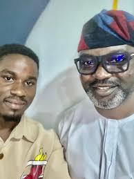 What a great honor and moment to be with the Vice Chancellor Miva open  University and my own HOD🤲🏻🙏 And our best Man and Community Manager Mr.  Mcfresh Godwin Okpe God bless