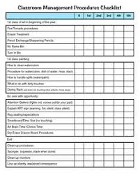 Art Room Behavior Classroom Checklist Teacher Observation Checklist Classroom Management Elementary