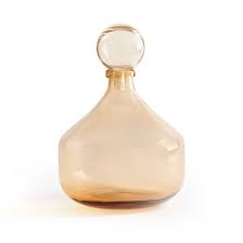 Ce Vase Bouteille En Verre Semble Tout Droit Sorti D Une Brocante Rehausse D Un Bouchon Il Peut S Utiliser Comme Vase P Grand Vase En Verre Petit Vases Vase