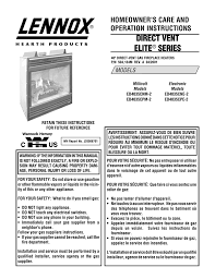 Because it's so small and must interact with other components, the condition, placement, and stability of the thermocouple can all impact your fireplace for the better or for the worse. Direct Vent Elite Series Manualzz