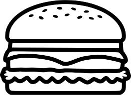 Hamburger Cartoon 980 712 Transprent Png Free Download White Black And White Line Cleanpng Kisspng