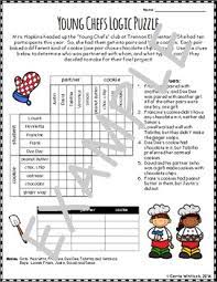 (2) the background area of color display. Logic Puzzles Double Matrix Set 3 By Carrie Whitlock Tpt