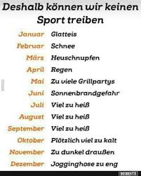 Deshalb Konnen Wir Keinen Sport Treiben Lustige Bilder Spruche Witze Echt Lustig Neujahr Spruch Lustig Witze Echt Witzig