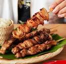 Thai-style Grilled BBQ Pork 'Moo Ping' | pork meat, street food ...