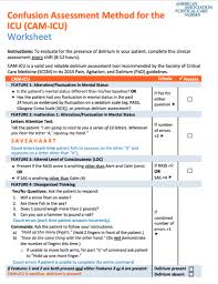 Image result for CAM-ICU
