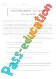 Leçons de 8 à 14. Alternance Imparfait Passe Simple Plus Que Parfait Cm2 Exercices Corriges Conjugaison Cycle 3 Par Pass Education Fr Jenseigne Fr