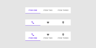 New tab getting started added to your top navigation bar. Tabs Material Design