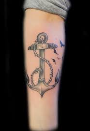 Anchor And Birds Tattoo Tattoos Bamboo Tattoo Tattoo Placement