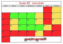 December Disneyland Crowd Calendar Disney Tourist Blog Disneyland Crowd Calendar Crowd Calendar Disneyland Crowds