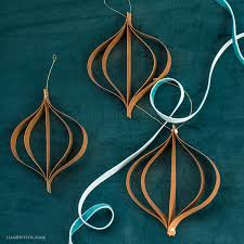 Simple Mid Century Paper Ornaments Lia Griffith Fully editable vector illustration for web and print.